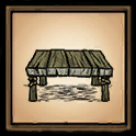 Mesa de Madeira Quadrada